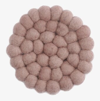 Glasunderlägg Tovad Ull Set/2 - Lavender från Gry & Sif