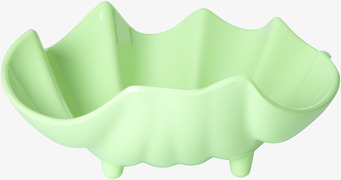 Snäckskål Melamin Stor Mintgrön från Rice, unik och tålig