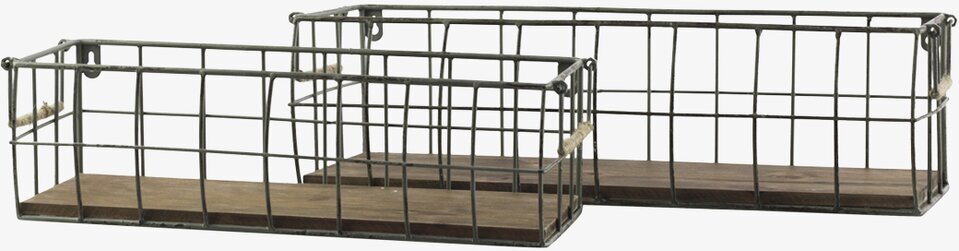 Metallhylla Verte Set/2 från Chic Antique i olika storlekar