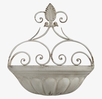 Fransk Väggampel Antique Creme från Chic Antique på vägg