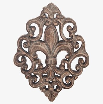 Väggdekoration Fleur De Lis Trä - 30 cm från Different Design