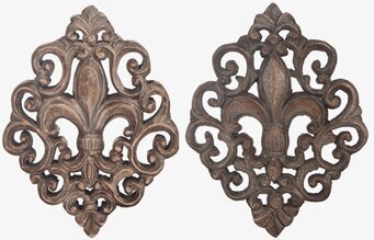 Väggdekoration Fleur De Lis Trä - 30 cm från Different Design