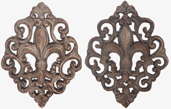 Väggdekoration Fleur De Lis Trä - 24 cm från Different Design