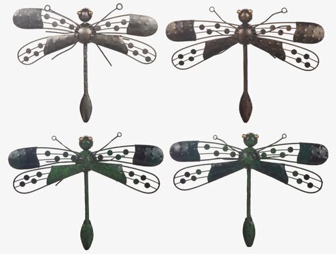 Trollslända Vägg Hamrad Plåt från Different Design