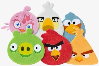 Angry Birds Gosedjursplåster från Tröstisar i sex varianter