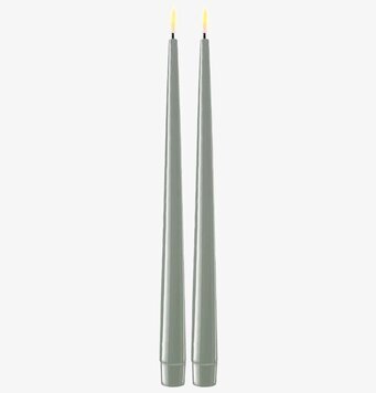 Middagsljus Salvia LED 2-Pack 28 cm från Deluxe Homeart