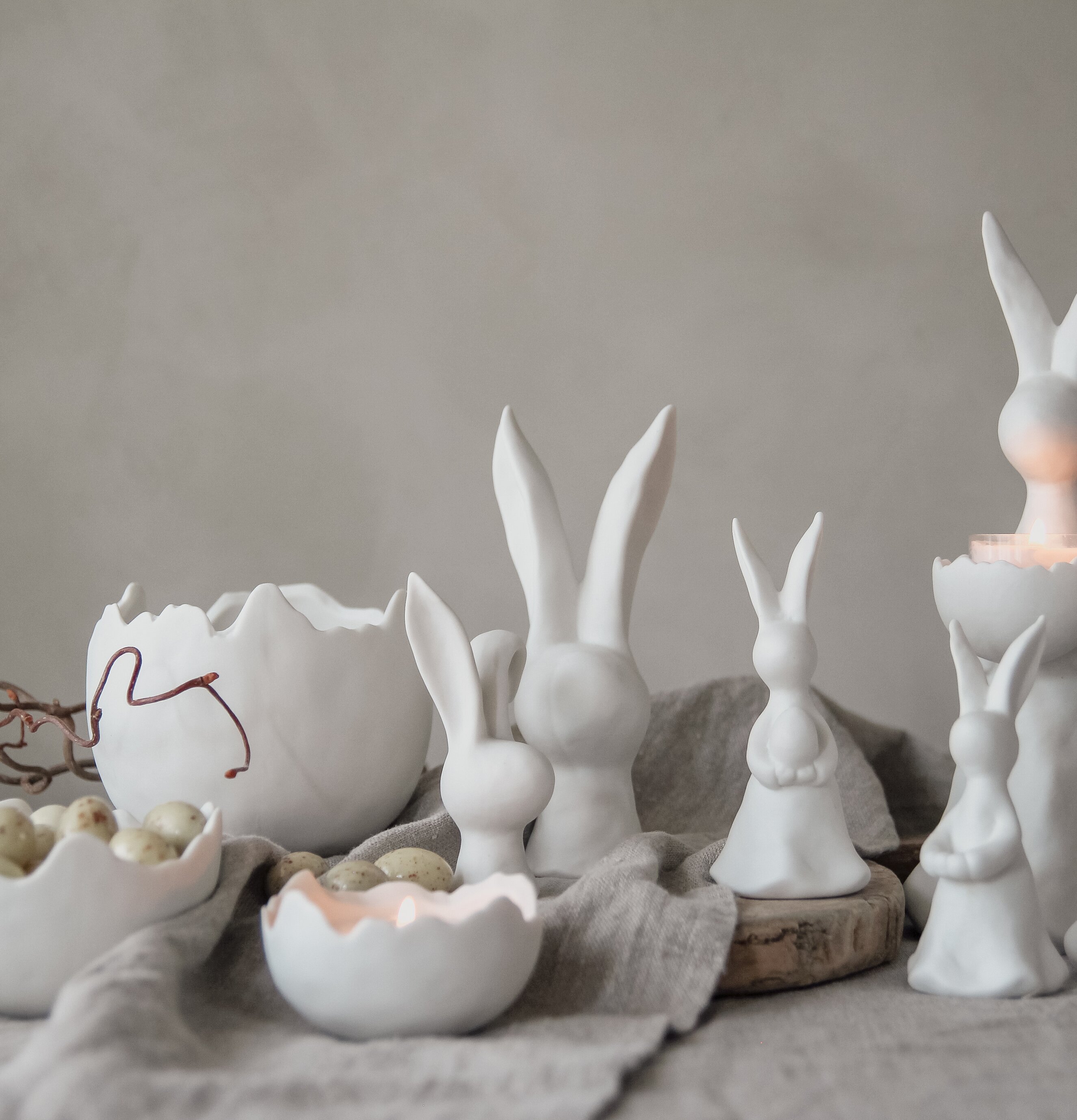 Skål Äggskal Mellan från Majas Cottage med dekorativa element