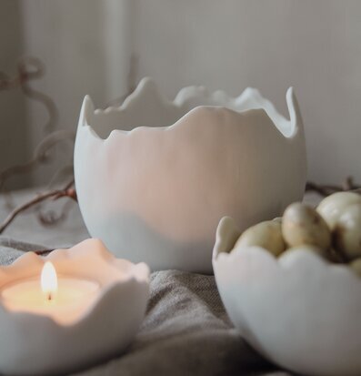 Skål Äggskal Stor från Majas Cottage i hemtrevlig miljö