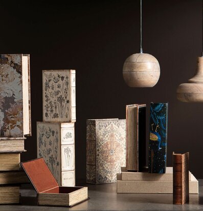 Boklåda Oriental Set/2 från A Lot Decoration på träbord