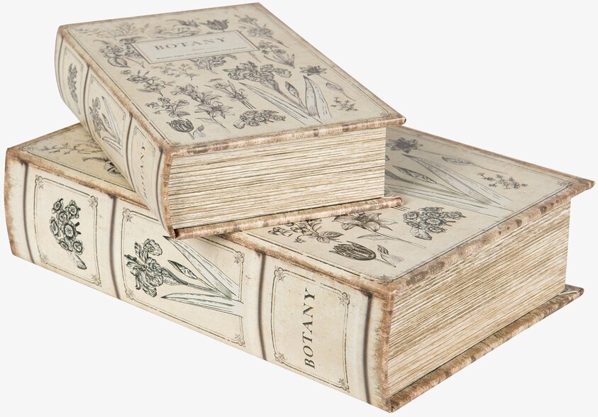 Boklåda Botany från A Lot Decoration med botaniska motiv
