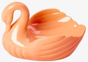 Tvålkopp Svan från Rice i orange plast med elegant design