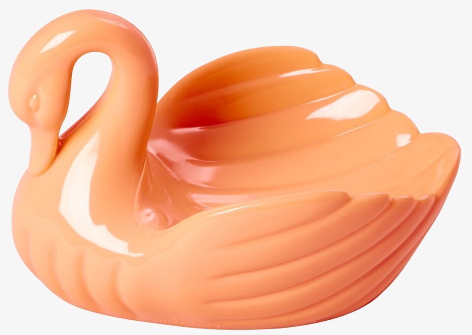 Tvålkopp Svan från Rice i orange plast med elegant design