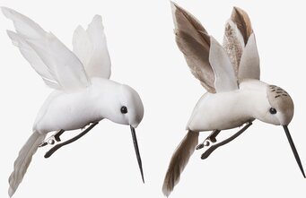 Dekorationsfågel Kolibri Med Clip från Wikholm Form i två färger