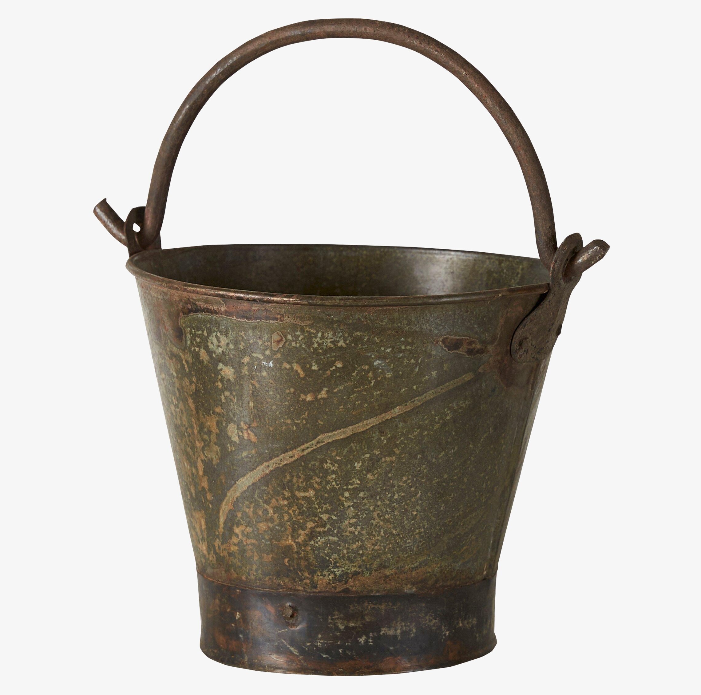 Vintage Hink Set/3 Yelda från Wikholm Form, rustik charm