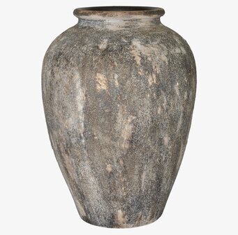 Amora Urna Brunmelerad 50 cm från Wikholm Form, rustik urna