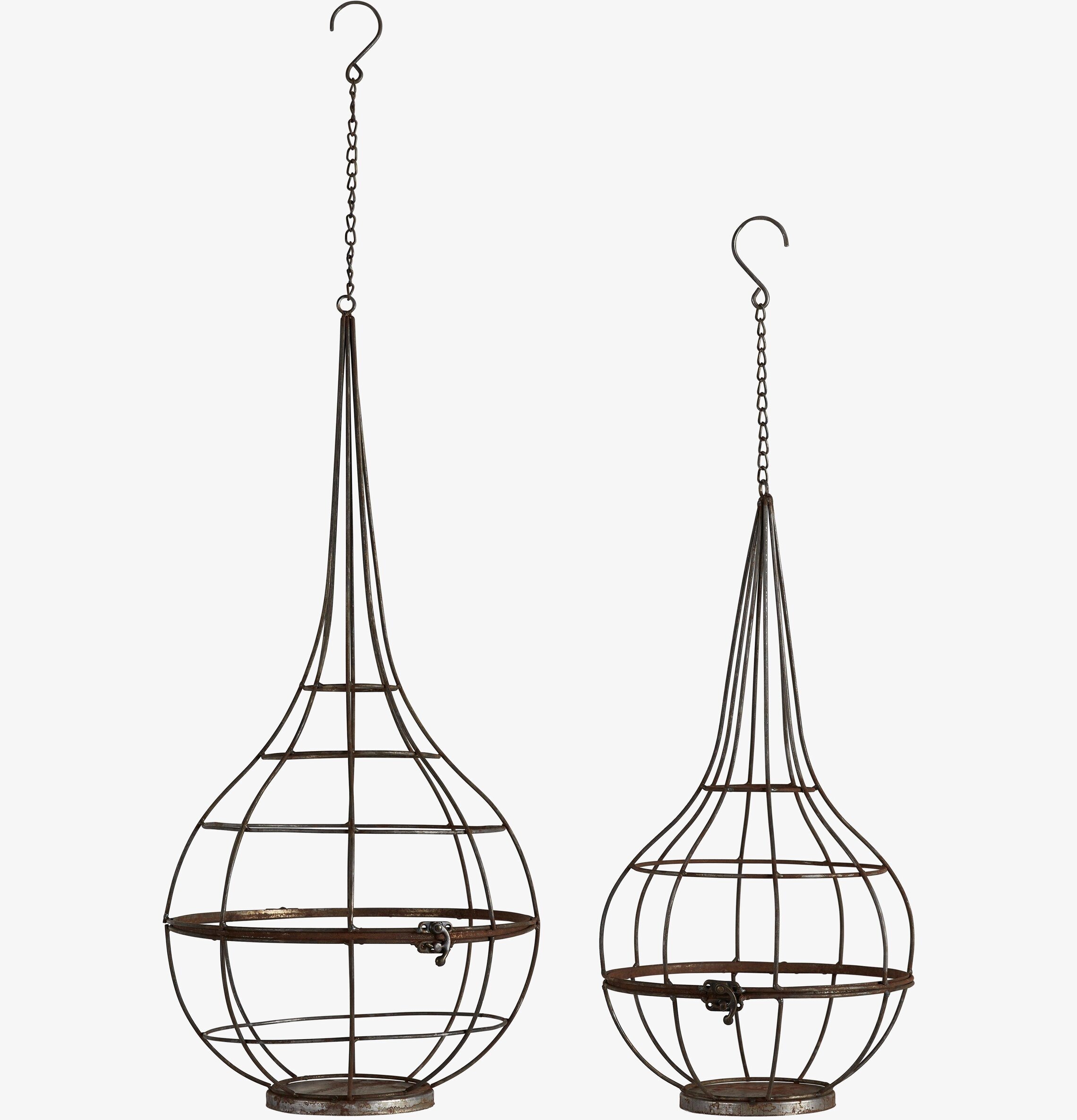 Karolina Hängampel Set/2 Rost från Wikholm Form, två storlekar