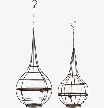 Karolina Hängampel Set/2 Rost från Wikholm Form, två storlekar