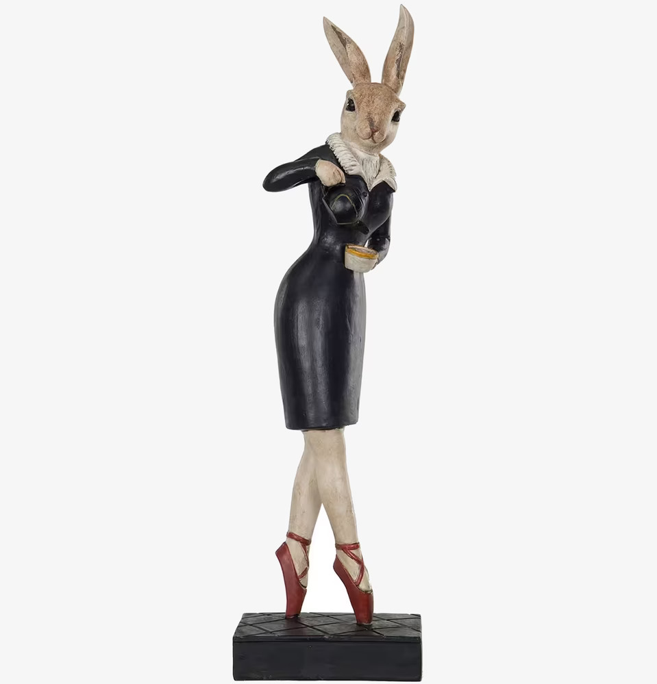 Kanin Dam från A Lot Decoration: elegant kaninskulptur