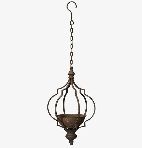 Ragna Hängampel Rost Liten från Wikholm Form i metall