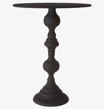 Akhila Pelarbord 61 cm från Wikholm Form med svart matt yta