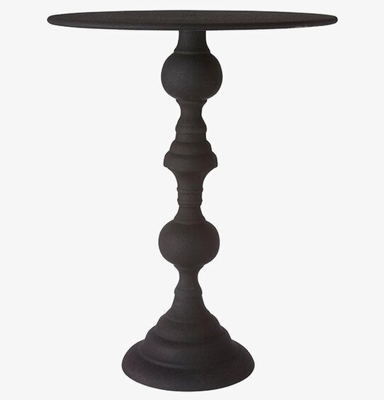 Akhila Pelarbord 61 cm från Wikholm Form med svart matt yta