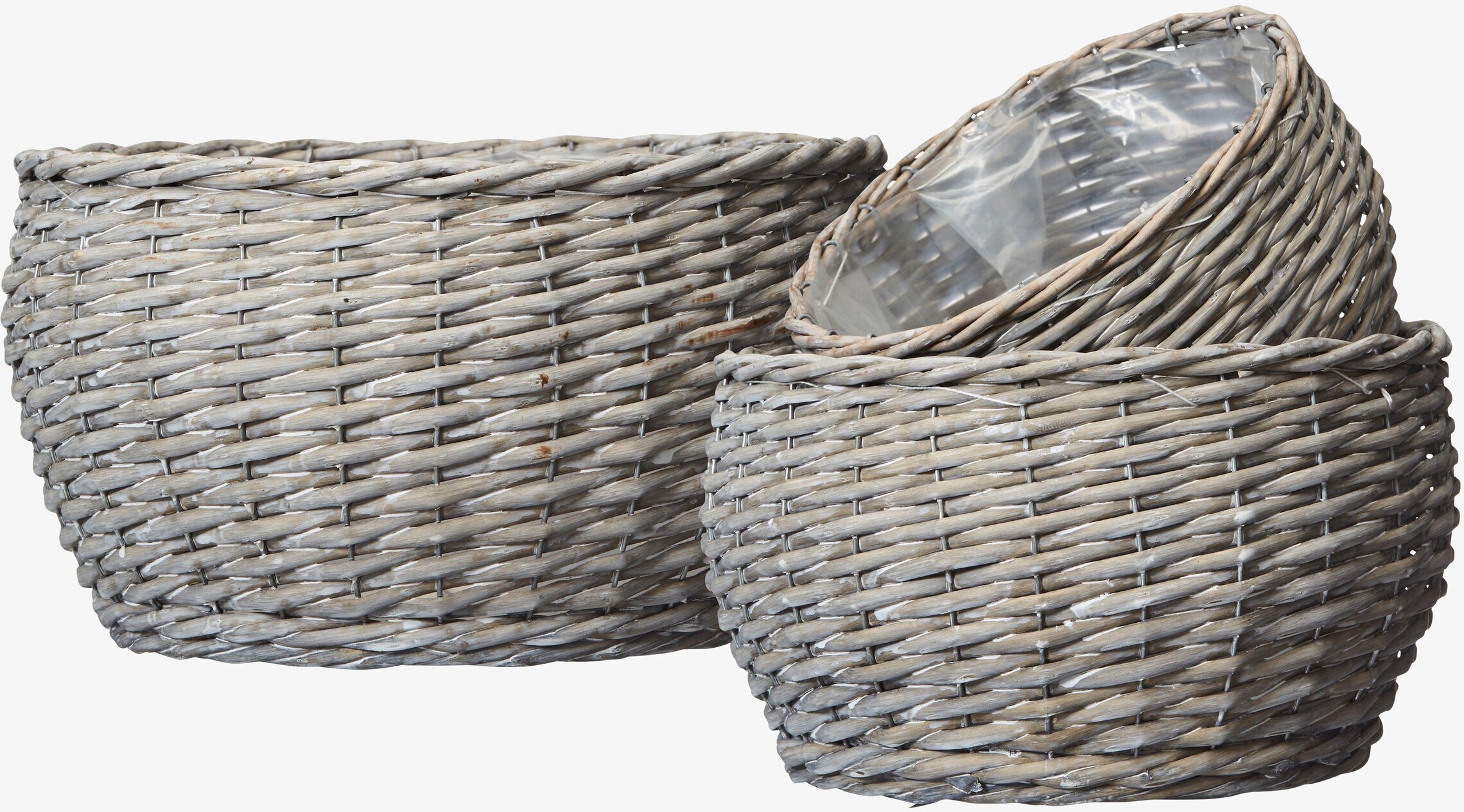 Minna Korg Set/3 Pil från Wikholm Form nära varandra