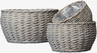 Minna Korg Set/3 Pil från Wikholm Form nära varandra