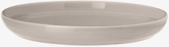 Assiett Sand - Ernst, elegant stengods, sandfärgad, 20 cm