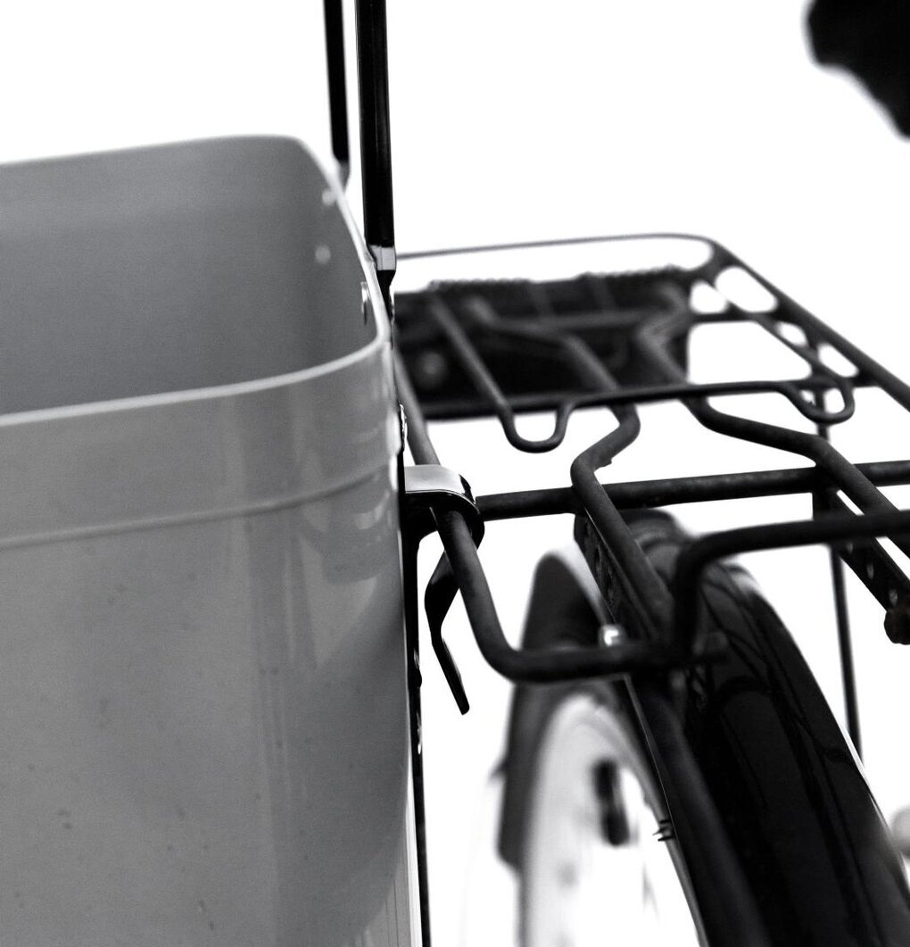 Väska Hög Hinza Grå Med Cykelfäste från Hinza på cykel