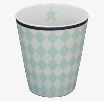 Happy Mugs - Harlekin Minty från Krasilnikoff i keramik