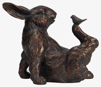 Hare Fågel Poly från A Lot Decoration med vit bakgrund