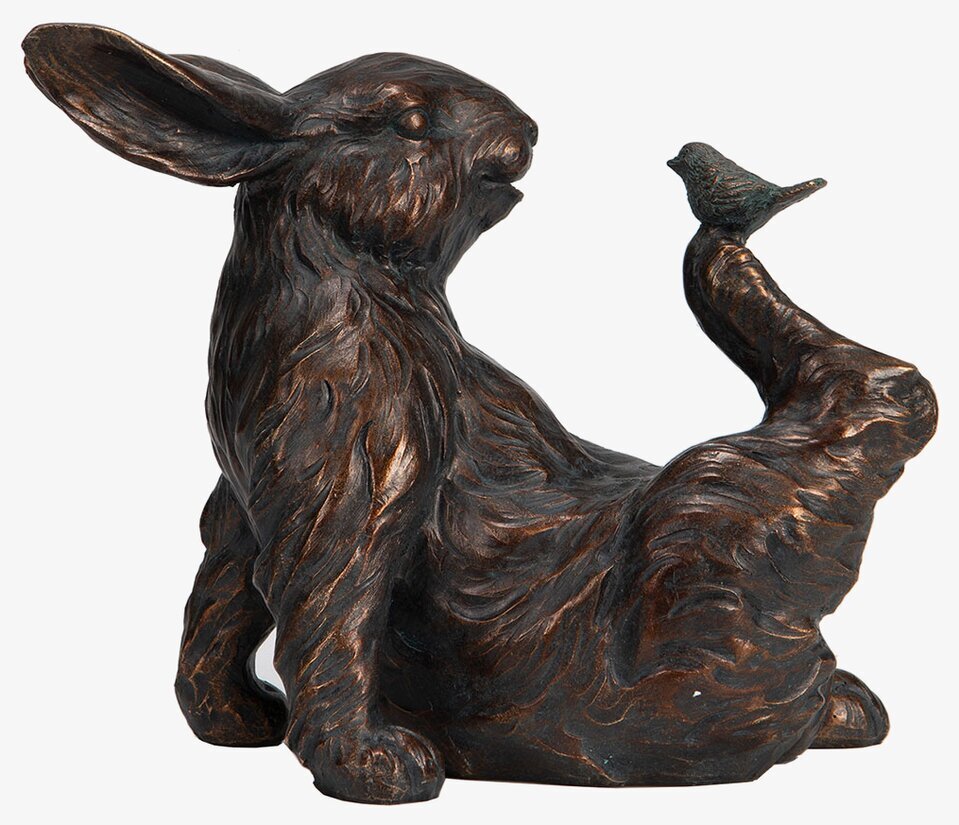 Hare Fågel Poly från A Lot Decoration med vit bakgrund