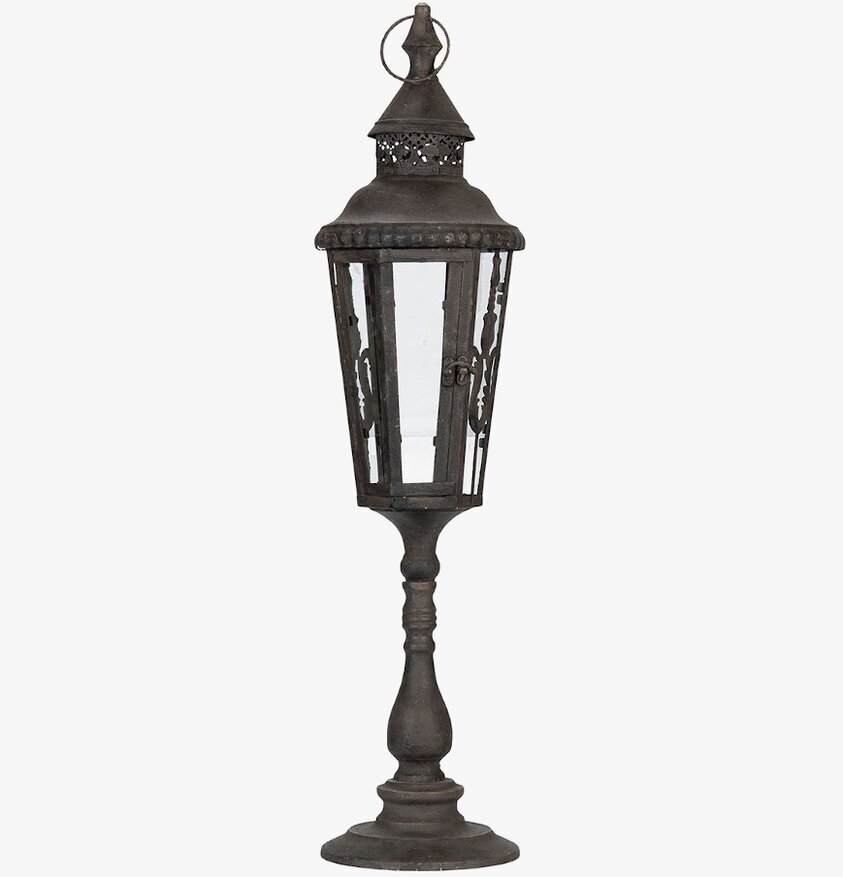 Lykta Baron Metall Mellan från A Lot Decoration, patinerad