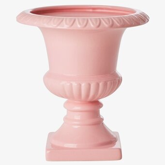 Pokalkruka Small Pink Rice Krukor Örtkrukor Glaskrukor