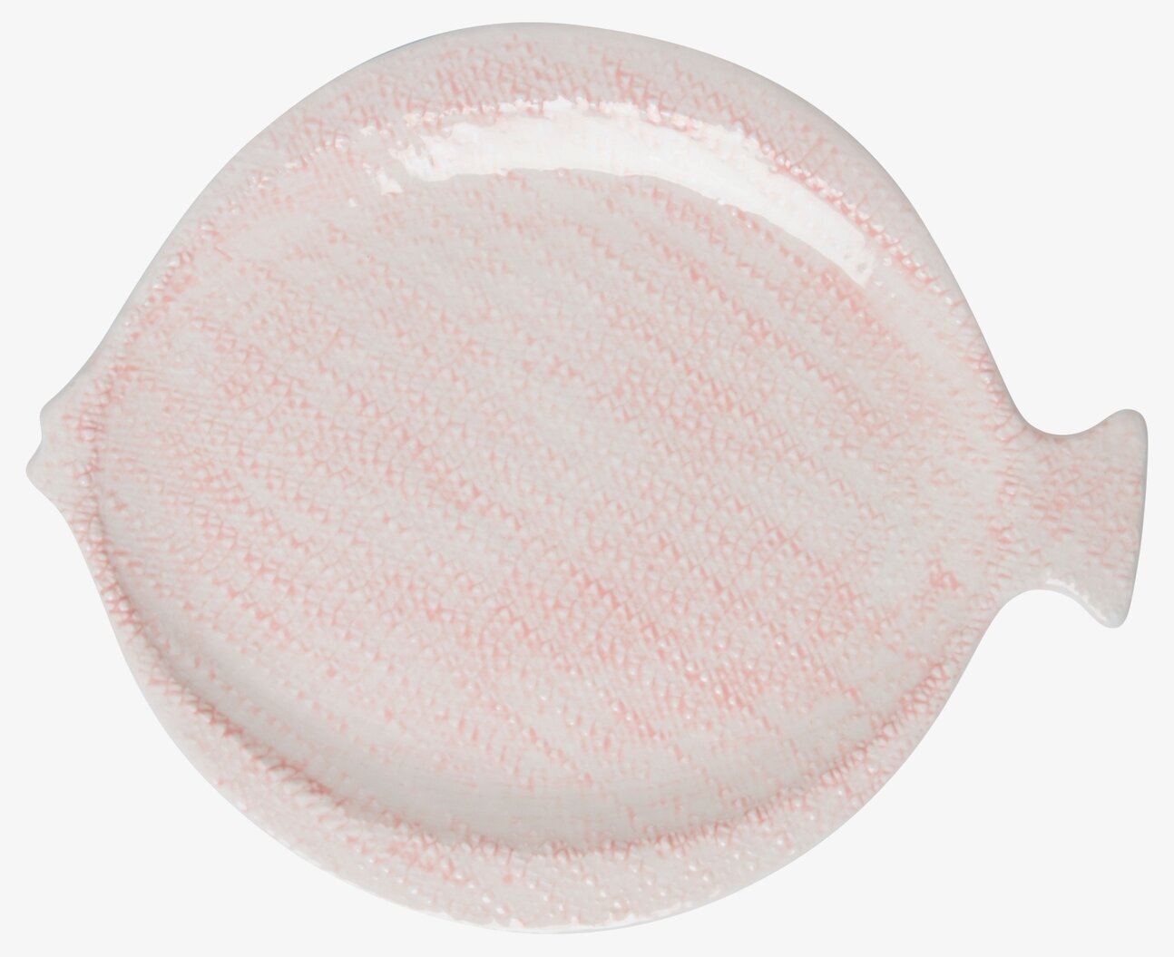 Tallrik Fish Shape Pink från Rice med rosa fiskdesign
