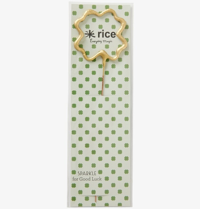 Tomtebloss Klöver Guld från Rice i elegant förpackning