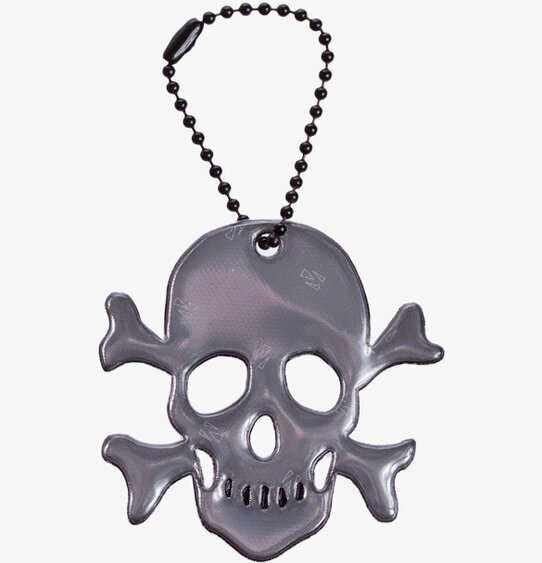 Glimmis Reflex Jolly Roger från Glimmis, dödskalle-design