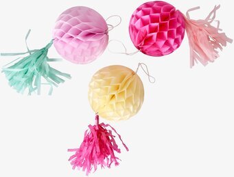 Honeycomb Set/3 Rice Övrig prydnad/dekoration för inredning innemiljö