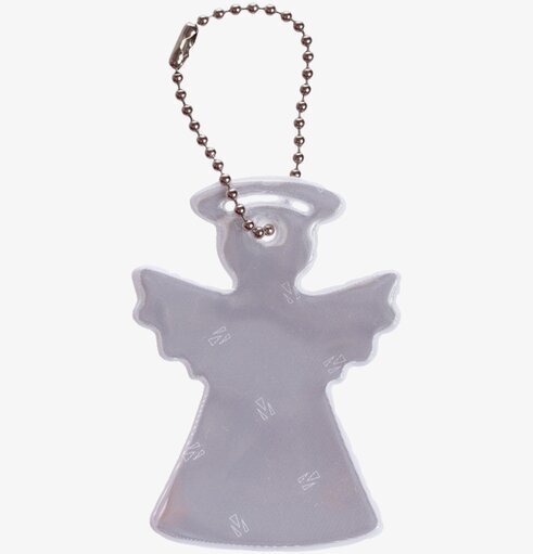 Glimmis Reflex Ängel från Glimmis med silverfärgad kulkedja