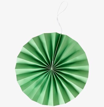 Pappersdekoration Soft Pink från Rice i veckat mönster