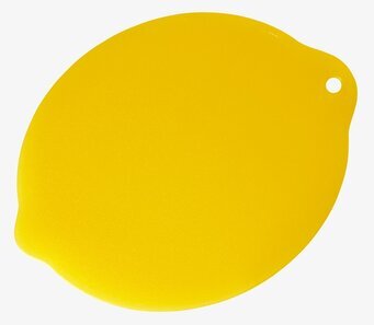 Skärbräda Citron från Rice i form av en gul citron