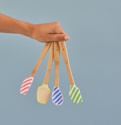 Köksredskap Silikon från Rice med färgglada bambuskaft