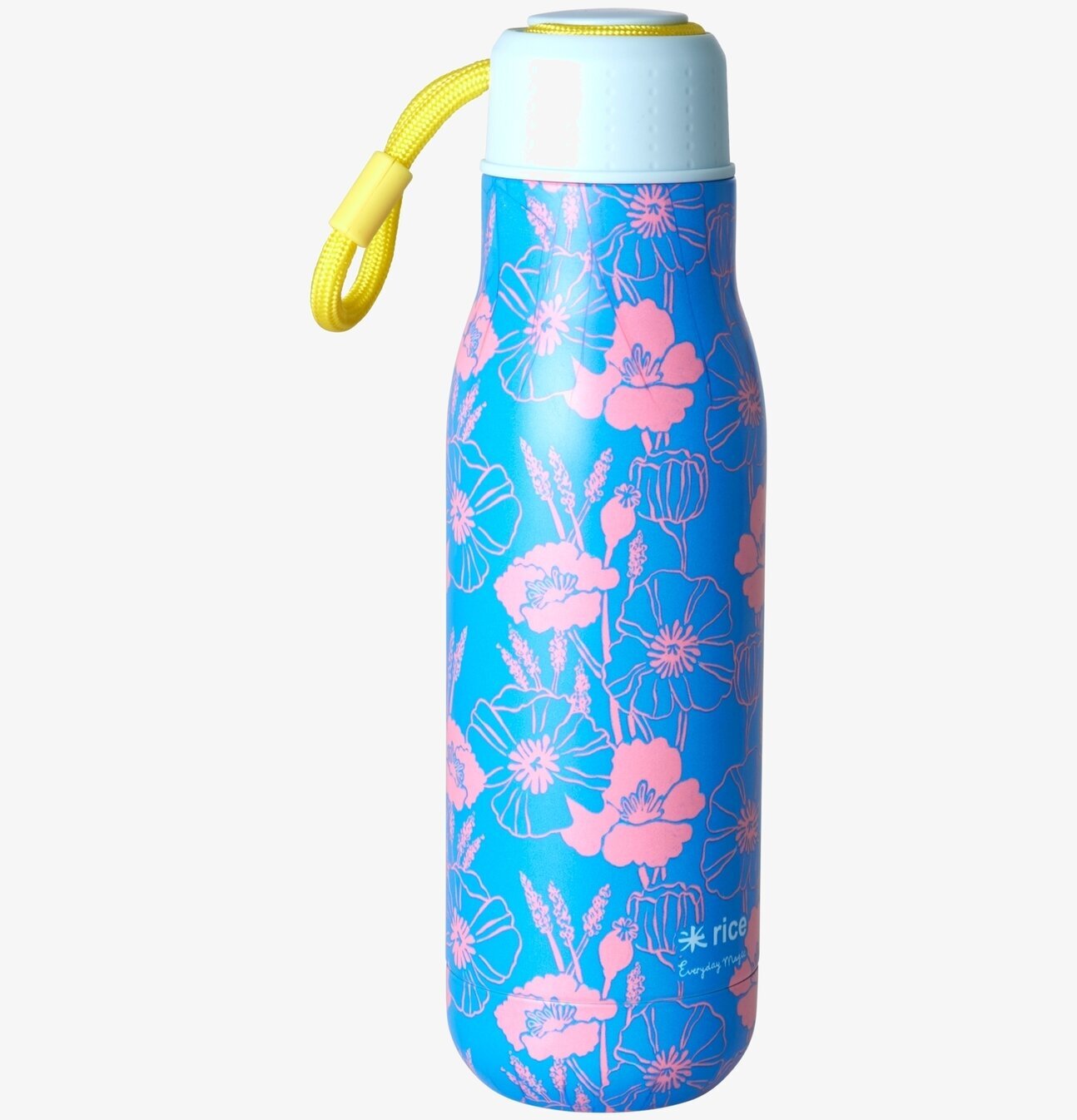 Termoflaska - Poppie Love Print från Rice med blommönster