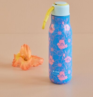 Termoflaska - Poppie Love Print från Rice med blomstertryck