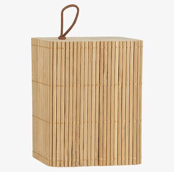 Förvaringsburk Bambu Natur från IB Laursen, rektangulär