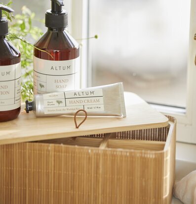 Förvaringslåda 6-Fack Bambu Natur från IB Laursen