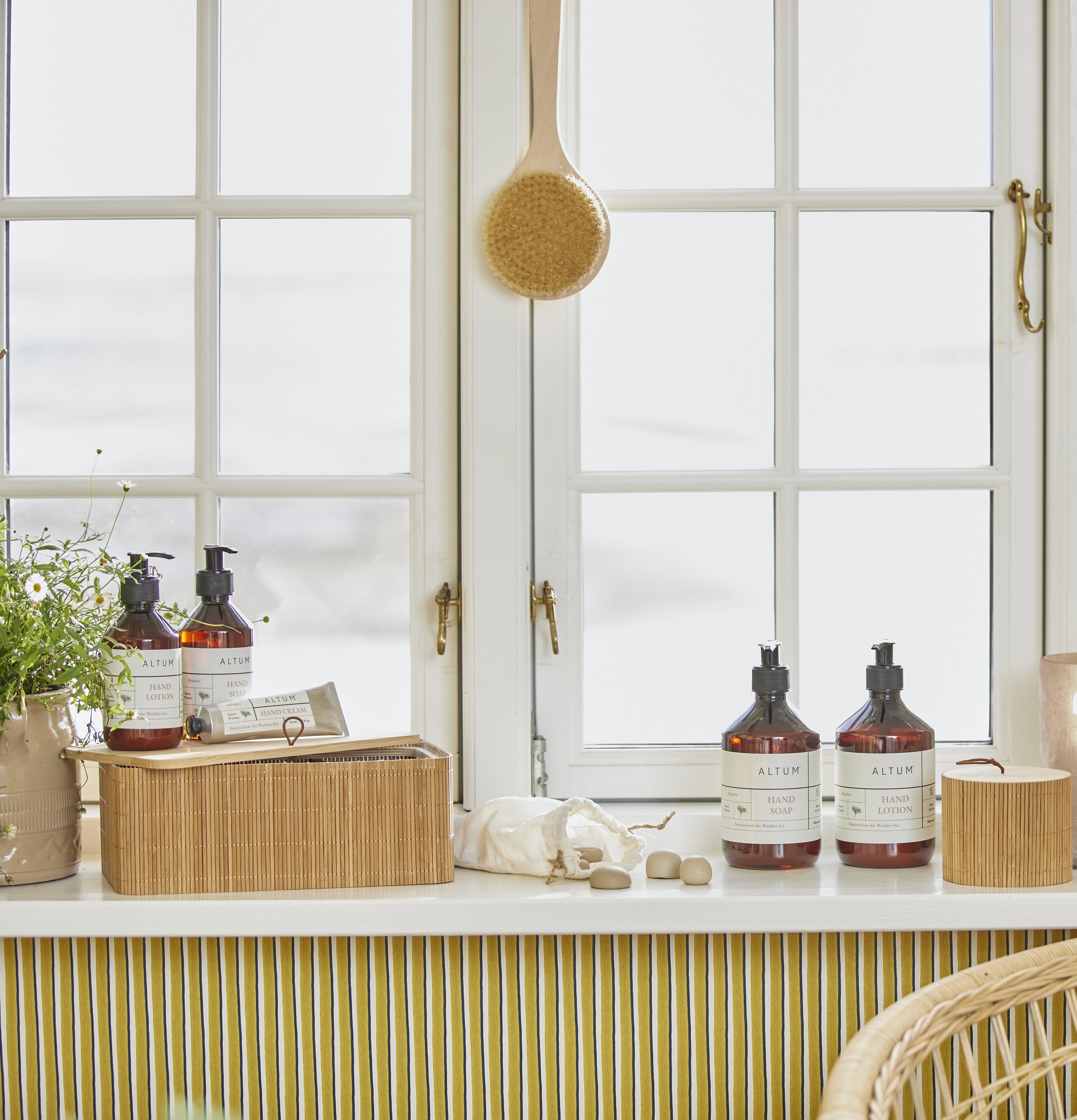 Förvaringslåda 6-Fack Bambu Natur från IB Laursen