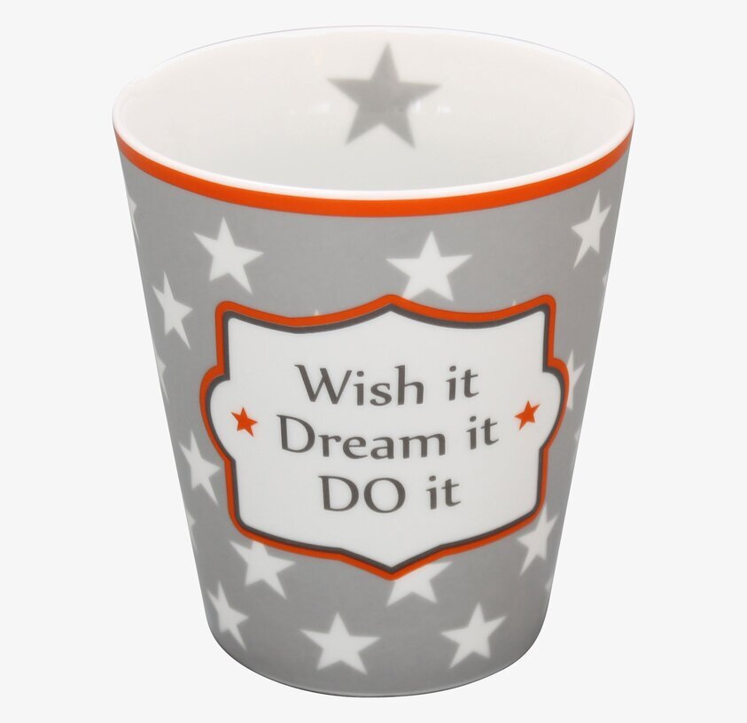 Happy Mugs - Wish It, Dream It, Do It från Krasilnikoff