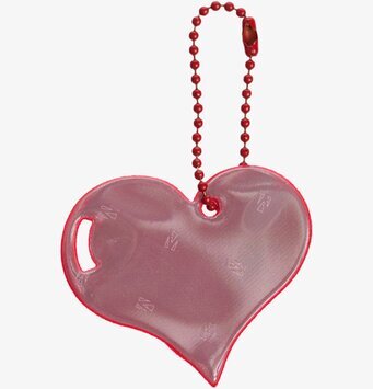 Glimmis Reflex Hjärta Röd säkerhetsreflex från Glimmis