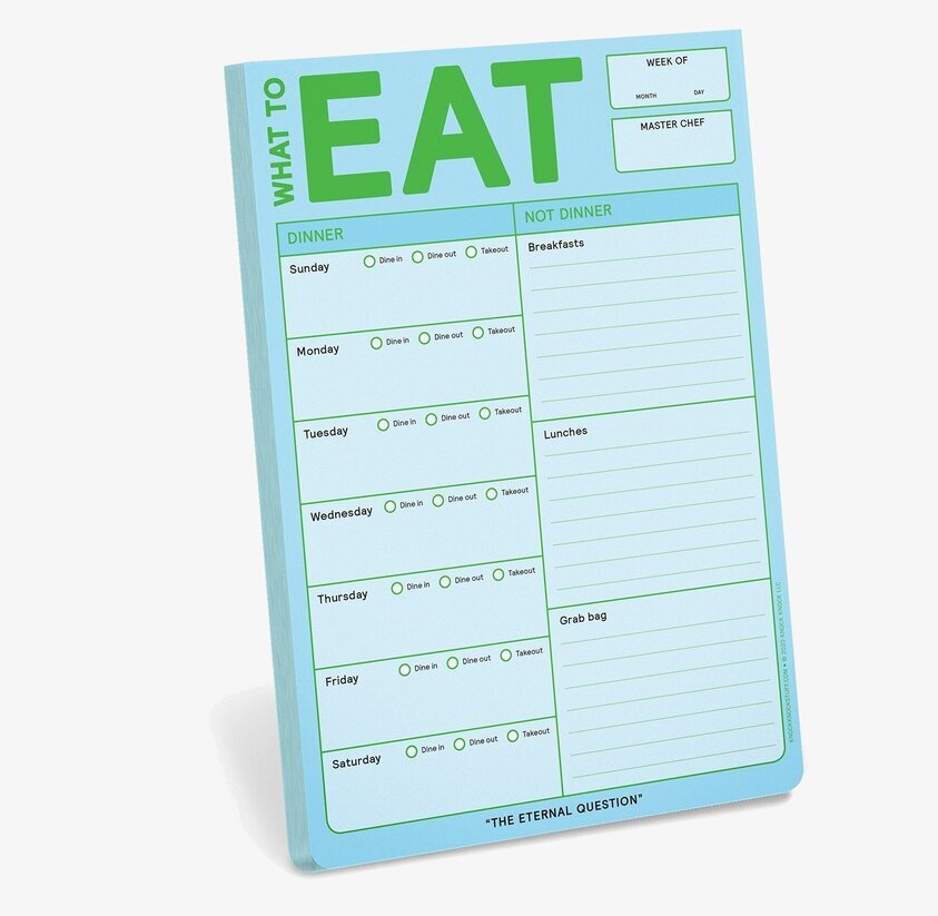 What to Eat Pad (Pastel Edition) från Knock Knock